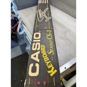 Vintage CASIO Keyboard Stand CS-3 In Original Box USA Made Fits 49-61 Key